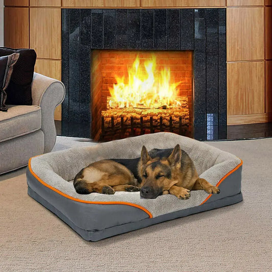 Large Orthopedic Pet Bed Waterproof Sofa