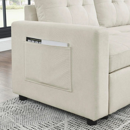 L-Shape 3-Seater Convertible Corner Sofa&Couches