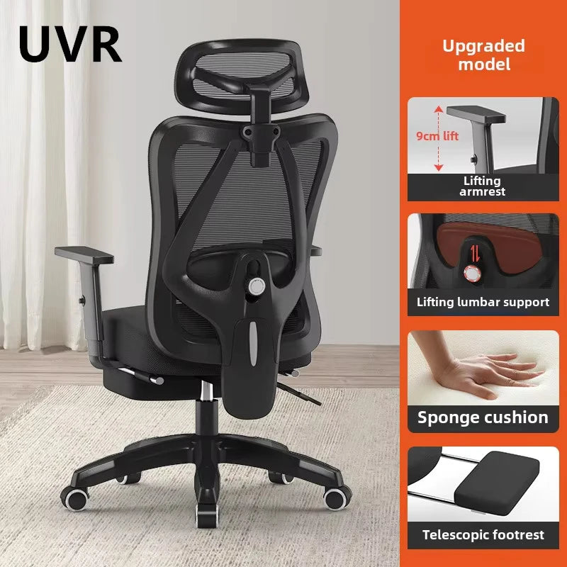 Professional Gaming Computer Chair Ergonomic Design Armchair Latex Sponge Cushion with Footrest Office Chair Home Furniture