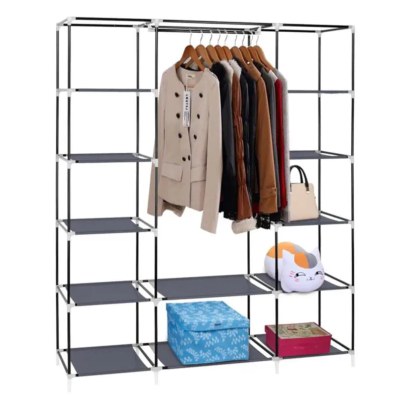 Foldable Wardrobe Rental Room Bedroom Clothes Closet