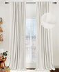 100% Blackout Shield Linen Blackout Curtains