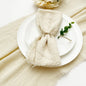 50pcs 32x32cm sage green Gauze Cotton NapkinReusable