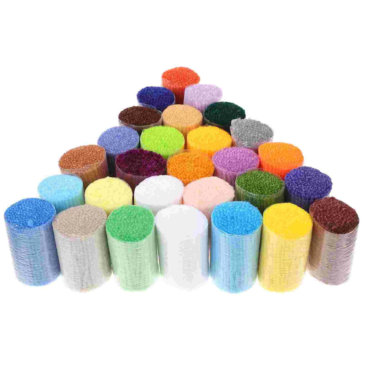 30 Rolls Thicken Carpet Embroidery Set Child Knitting Kit Craft Supplies Rug Yarn Polyester Blanket Hand