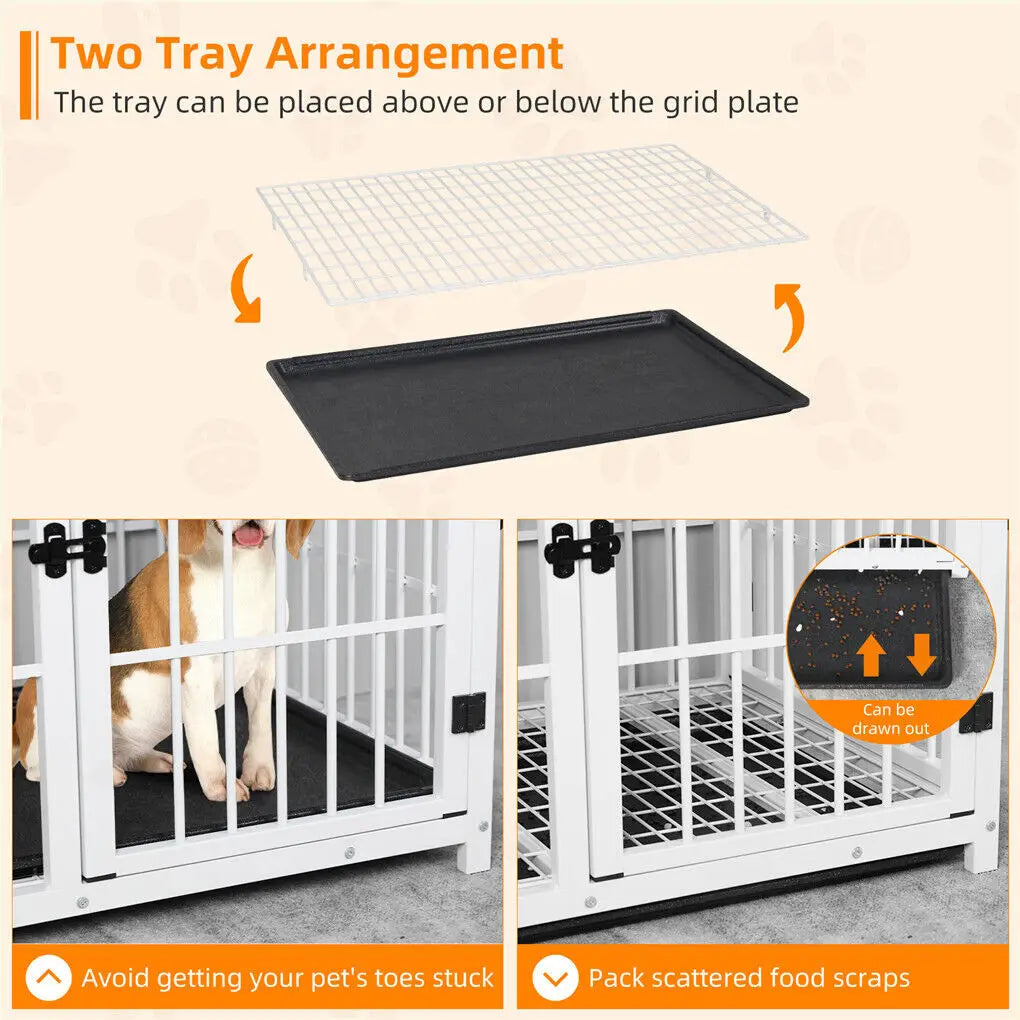 Dog Crate End Table Furniture Style Pet Cage