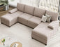 Sectional Sofa Couches for Living Room, U-Shaped