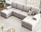 Sectional Sofa Couches for Living Room, U-Shaped