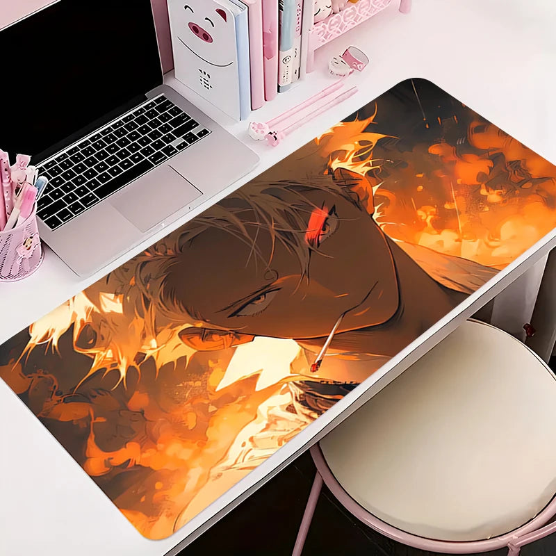 Gamer Desk Mat Anime Boy Mousepads Pc Mouse Pad Office Desk Pads Large Mousepad 90x40 Non-slip Mouse Mats For Computer Gift XXL