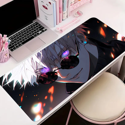 Gamer Desk Mat Anime Boy Mousepads Pc Mouse Pad Office Desk Pads Large Mousepad 90x40 Non-slip Mouse Mats For Computer Gift XXL