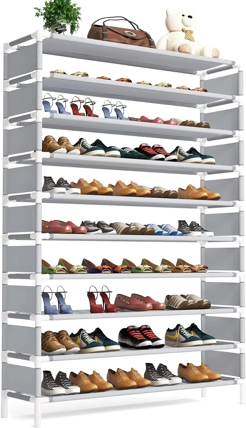 Multi-layer storage Rack, Large Capacity Organizer, bedroom furniture Shoe Shelf for 50 Pair, Book shelf, Versatile usage