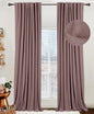 100% Blackout Shield Linen Blackout Curtains