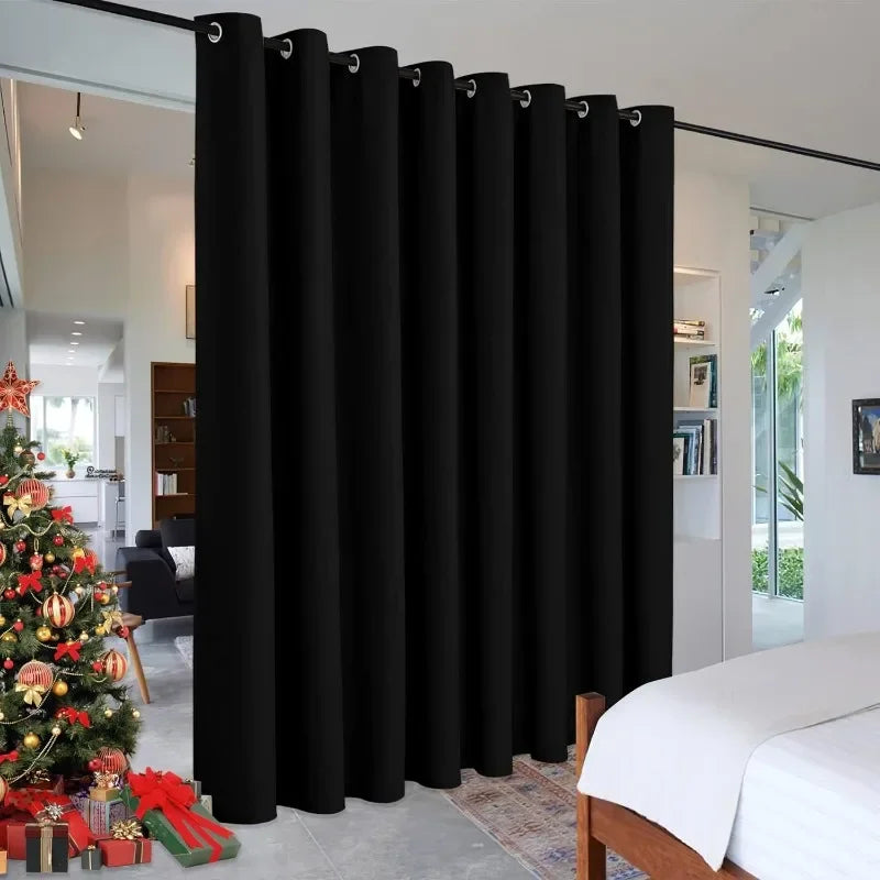 Sliding Glass Door,  Insulated Curtain Screen Ceiling to Floor