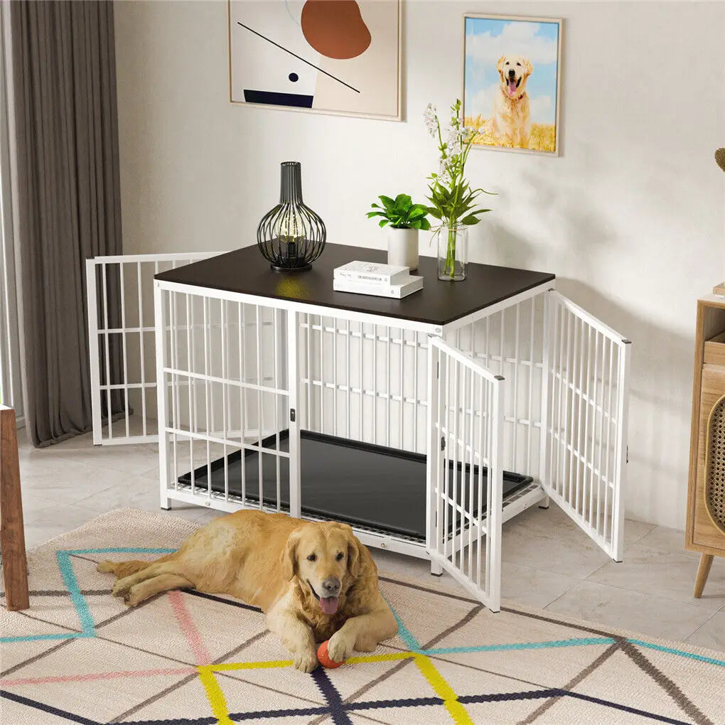 Dog Crate End Table Furniture Style Pet Cage