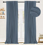 100% Blackout Shield Linen Blackout Curtains