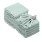 50pcs 32x32cm sage green Gauze Cotton NapkinReusable