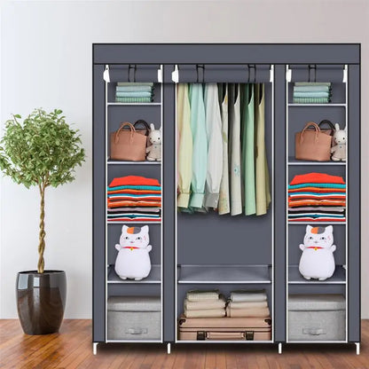 Foldable Wardrobe Rental Room Bedroom Clothes Closet