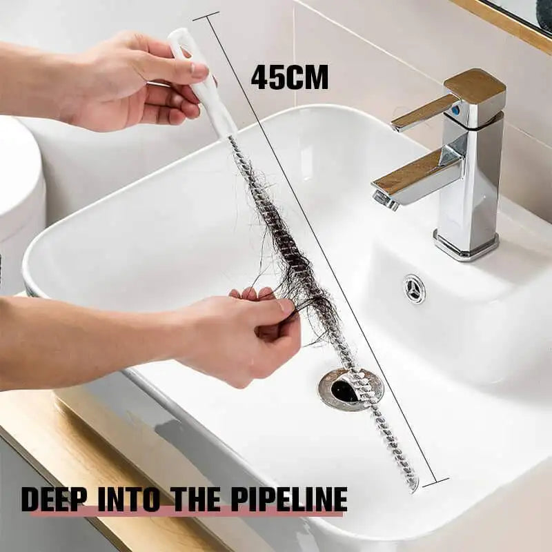 Pipeline Dredging Brush Sewer Cleaning Hook Useful Things for Kitchen Home Bathroom Mop Toilet Brush Tool Supplies Accessories