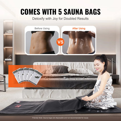 Sauna Blanket for Detoxification Portable Far Infrared Sauna