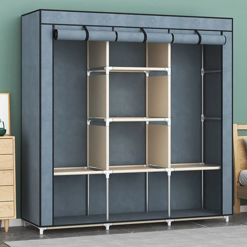 Foldable Wardrobe Rental Room Bedroom Clothes Closet