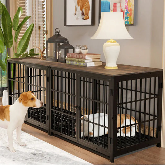 Furniture Style Dog Pet Kennel End Table