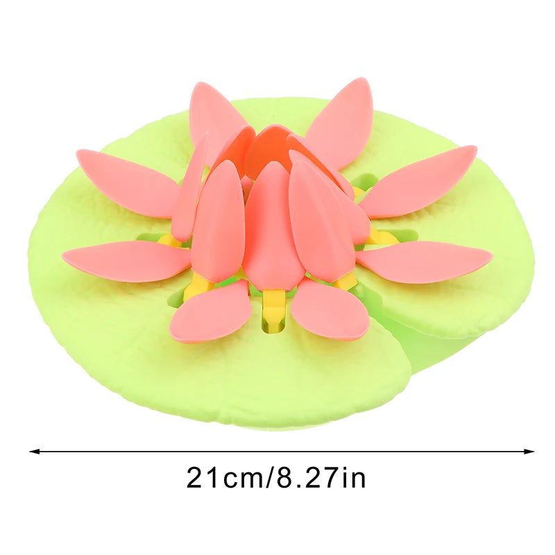 Water Lily 3D Pool Cup Holder With Self-Adjusting Petals Non-Inflatable Pool And Hot Tub Drink Tray Home Decor