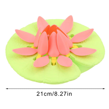 Water Lily 3D Pool Cup Holder With Self-Adjusting Petals Non-Inflatable Pool And Hot Tub Drink Tray Home Decor