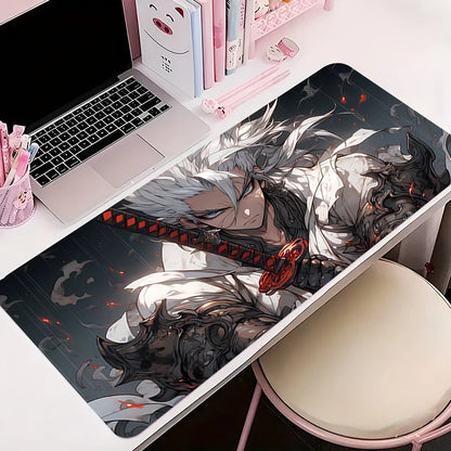 Gamer Desk Mat Anime Boy Mousepads Pc Mouse Pad Office Desk Pads Large Mousepad 90x40 Non-slip Mouse Mats For Computer Gift XXL