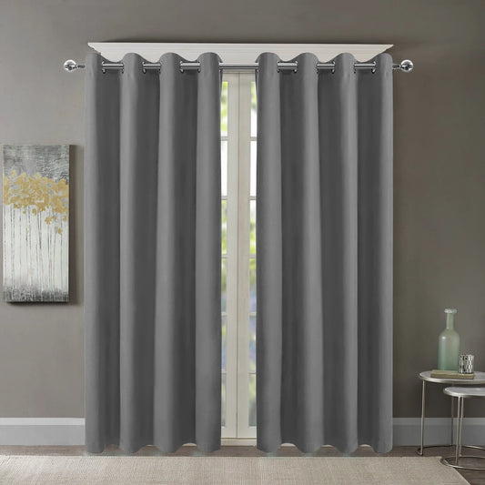 34 in. W x 108 in. L Blackout Curtains  Noise Reducing,