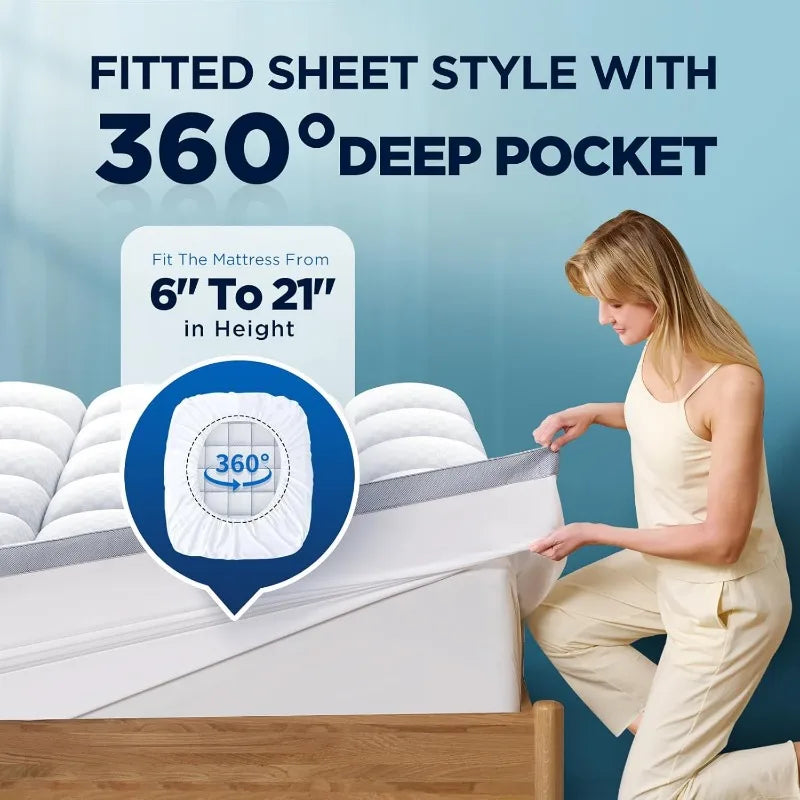 Premium Memory Foam Mattress Topper King