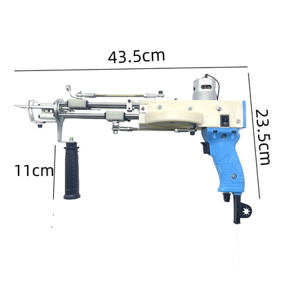 New High Pile Tufting Gun 2 In 1 High Configuration Loop Pile Cut Pile 40mm Rug Gun Customize Electric Carpet Tufting Guns