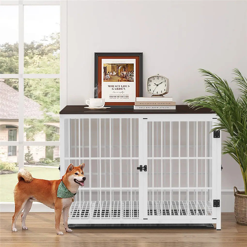 Dog Crate End Table Furniture Style Pet Cage