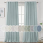 Natural Linen Curtains 108 inches Long