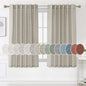 Natural Linen Curtains 108 inches Long