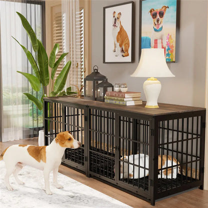 Dog Crate End Table Furniture Style Pet Cage