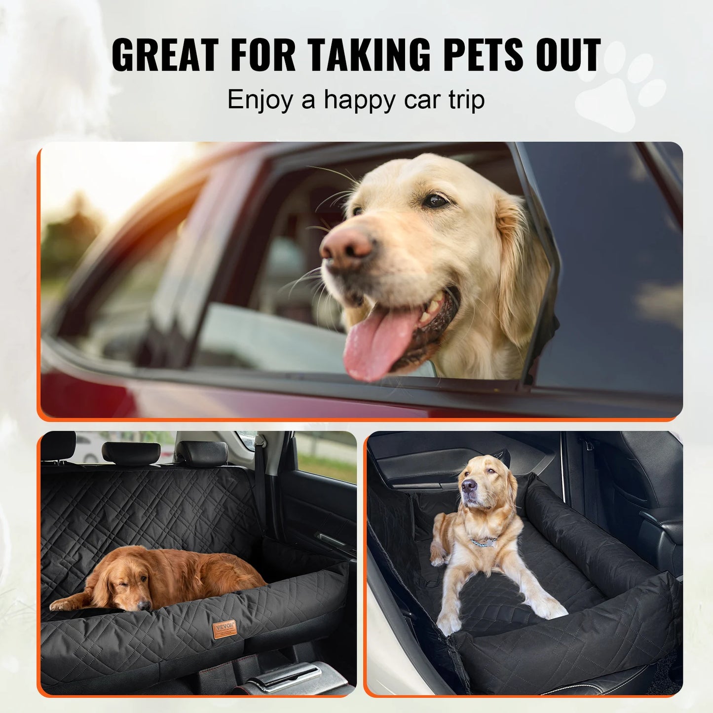 Dog Car Seat Waterproof Pet Car Seat