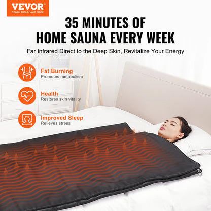 Sauna Blanket for Detoxification Portable Far Infrared Sauna