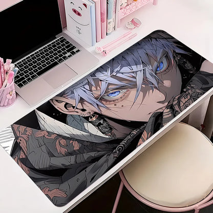 Gamer Desk Mat Anime Boy Mousepads Pc Mouse Pad Office Desk Pads Large Mousepad 90x40 Non-slip Mouse Mats For Computer Gift XXL