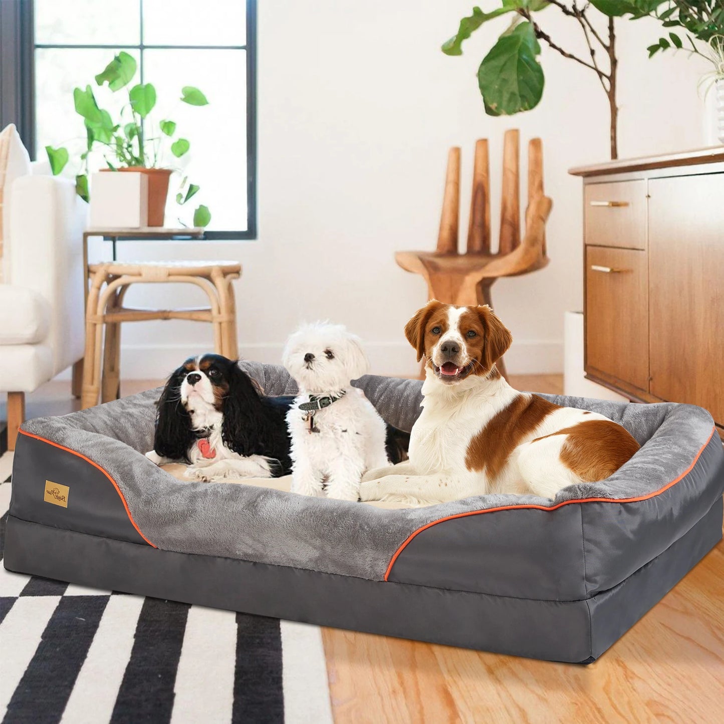 L XL 2XL 3XL Dog Bed  Orthopedic Foam  Bed