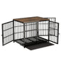 Dog Crate End Table Furniture Style Pet Cage