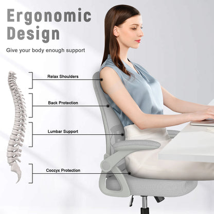 Ergonomic Chair with  Adjustable Lumbar Support Angle,