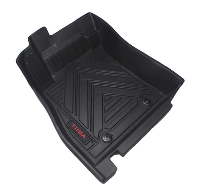 Universal Car Floor Mats for All Seasons Wholesale of High-quality and Best-selling Waterproof Black Customized Logo Full Set