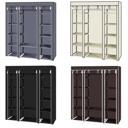 Foldable Wardrobe Rental Room Bedroom Clothes Closet